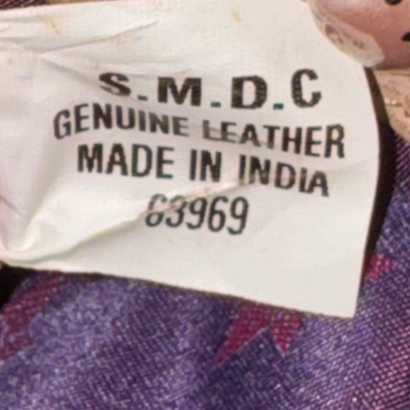 Anuschka Hand Painted Leather Crossbody Clutch Floral Tropical Boho Art - Picture 12 of 12